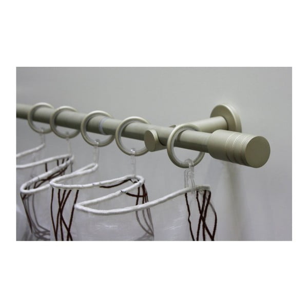 Krúžky na záclony s vložkou a háčikom v súprave 10 ks Elba - Gardinia-image-1