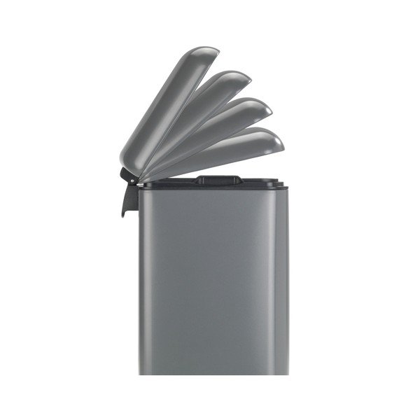 Sivý pedálový odpadkový kôš Wenko Studio, 6 l-image-1