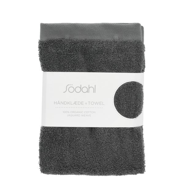 Tmavosivá froté bavlnená osuška 70x140 cm Comfort – Södahl-image-2