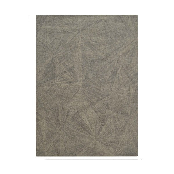 Sivý  vlnený koberec The Rug Republic Barret, 230 x 160 cm
