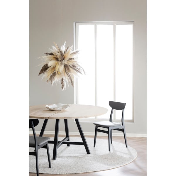 Okrúhly jedálenský stôl s doskou v dubovom dekore 150x150 cm Carradale - Rowico-image-1