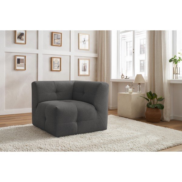 Tmavosivý modul pohovky Kleber - Bobochic Paris-image-4