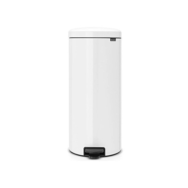 Biely pedálový oceľový odpadkový kôš 30 l NewIcon – Brabantia