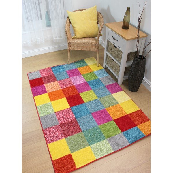 Koberec Flair Rugs Brights Grid, 160 × 230 cm-image-1