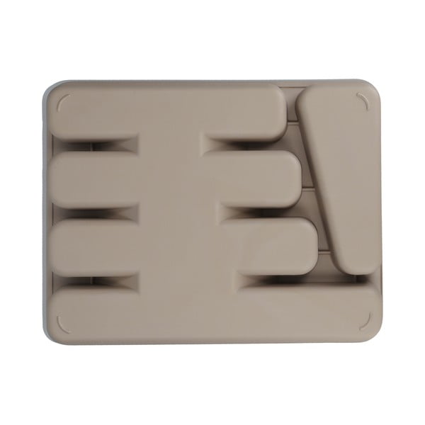 Béžový bambusový organizér na príbory Kitchen Craft Natural Elements-image-2