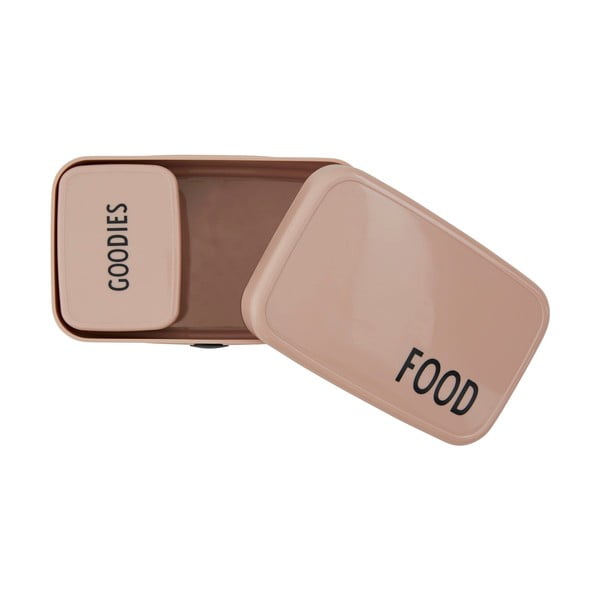 Ružový desiatový box Design Letters Goodies, 8,2 x 6,8 cm-image-3