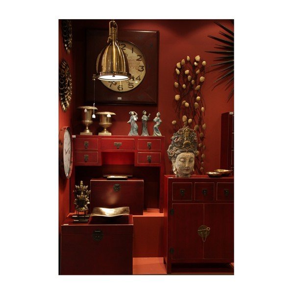 Červená truhla 60x42 cm Oriente – Ixia-image-3