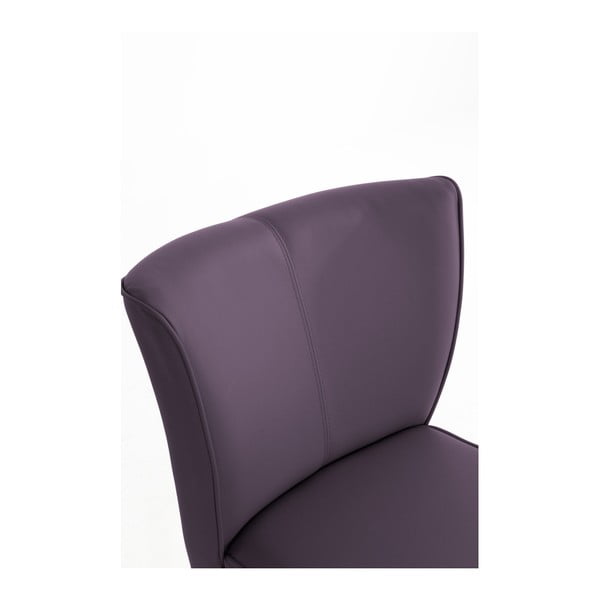Fialové kreslo z imitácie kože Max Winzer Beni Imitation-image-4