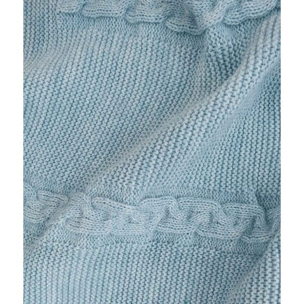 Modrý pléd 200x220 cm Trenza – Oyo Concept-image-1