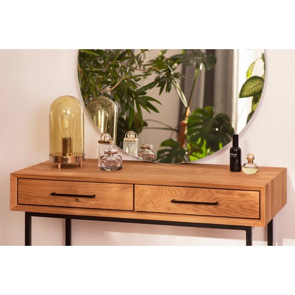 Toaletný stolík z dubového dreva 97x45 cm Abies - The Beds-image-1