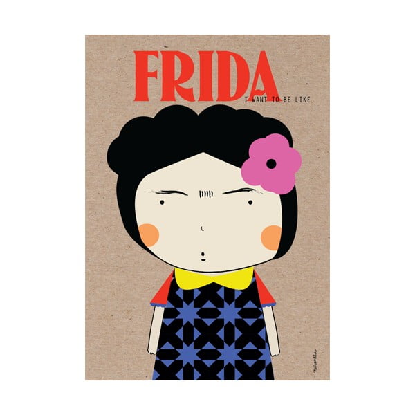 Plagát NiñaSilla Frida, 21 x 42 cm