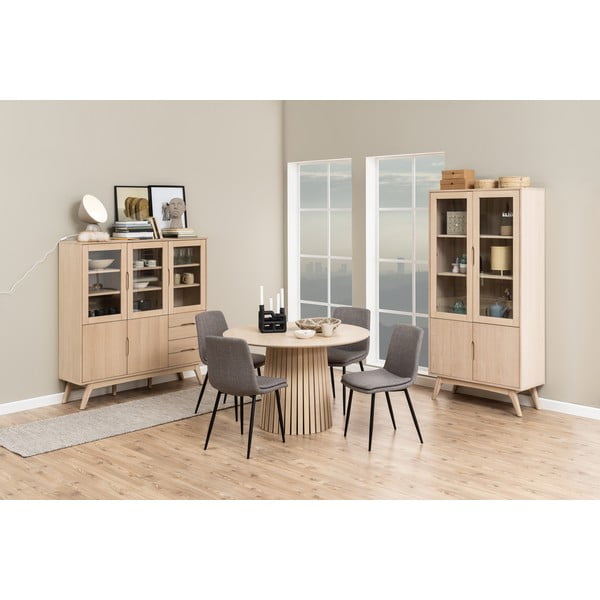 Sivá jedálenská stolička Becca – Actona-image-2