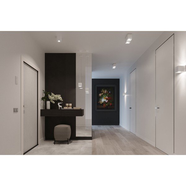 Biele stropné svietidlo Sollux Geo-image-1