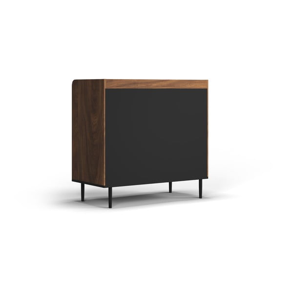 Nízka komoda v dekore orecha 90x90 cm Ely - Cosmopolitan Design-image-3