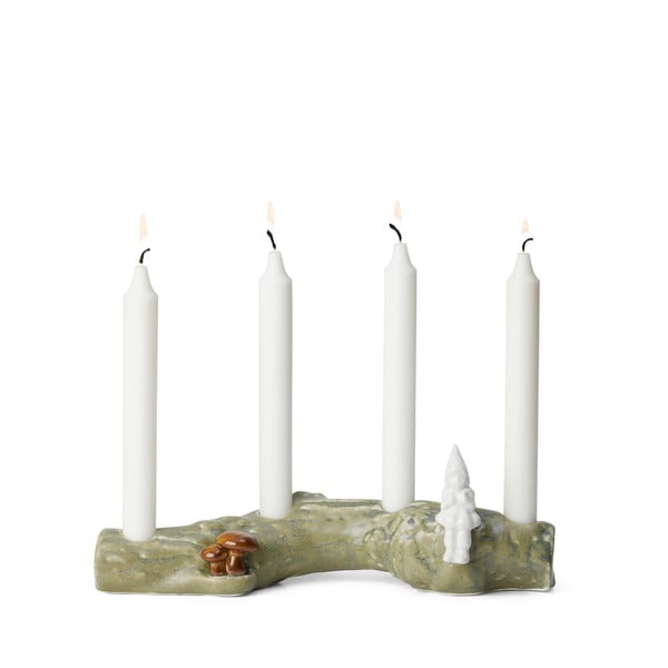 Porcelánový vianočný svietnik Kähler Design Christmas Tales-image-2