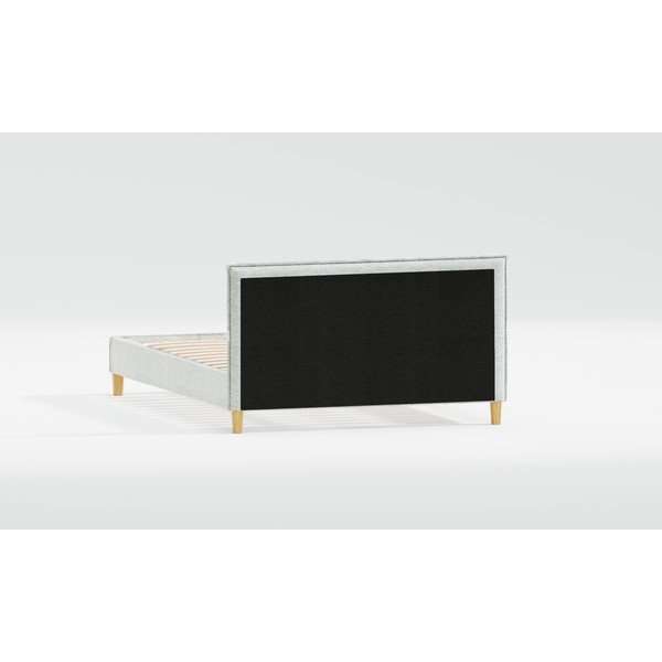 Béžová čalúnená dvojlôžková posteľ s roštom 180x200 cm Tina – Ropez-image-2