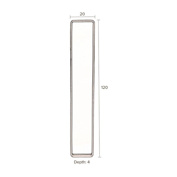 Zrkadlo Dutchbone Blackbeam-image-1