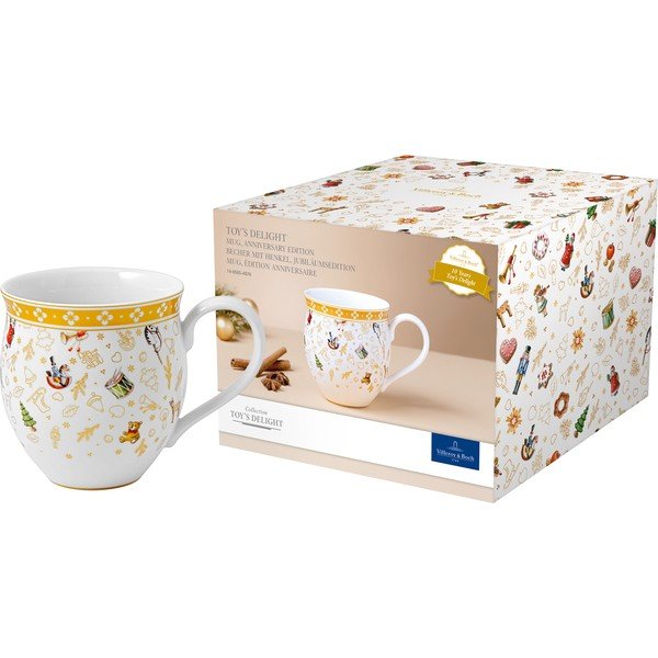 Biely porcelánový hrnček s vianočným motívom Villeroy & Boch-image-2