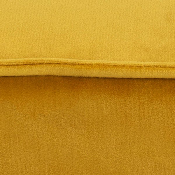 Žltý zamatový puf Actona Mie, 40 x 40 cm-image-3