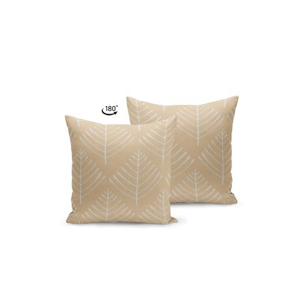 Vankúš s výplňou Kate Louise Yellow Christmas, 43 x 43 cm-image-1