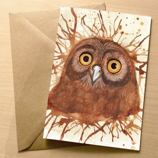 Prianie Wraptious Splatter Owl