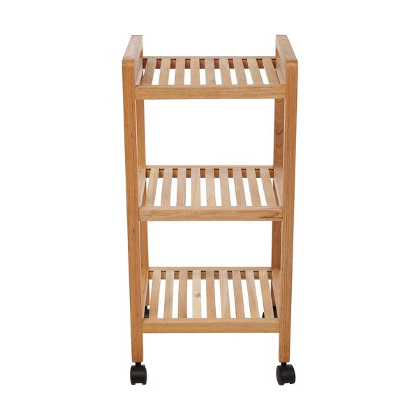 Kúpeľňový regál z orechového dreva 35x72 cm Norway - Wenko-image-1