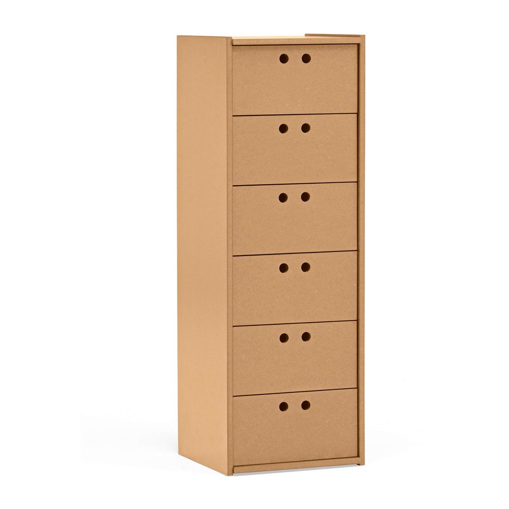 E-shop Skrinka v prírodnej farbe 40x118x40 cm Wally – Teulat
