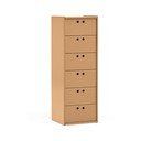 Skrinka v prírodnej farbe 40x118x40 cm Wally – Teulat