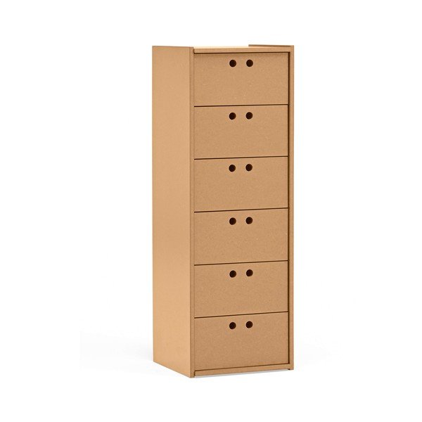 Skrinka v prírodnej farbe 40x118x40 cm Wally – Teulat