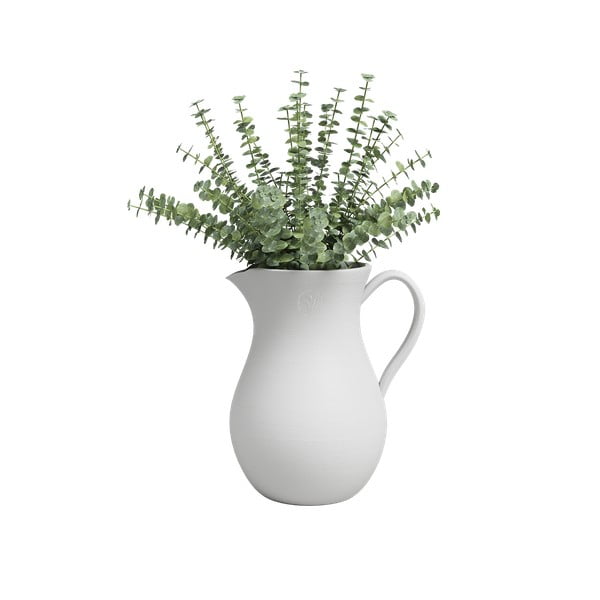 Biela keramická ručne vyrobená váza (výška 30 cm) Harmonia – Artevasi-image-2