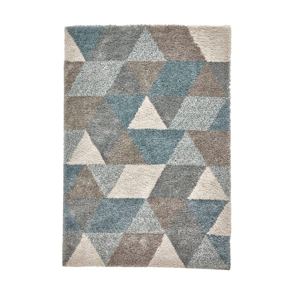 Sivo-modrý koberec Think Rugs Royal Nomadic Grey &Teal, 120 × 170 cm