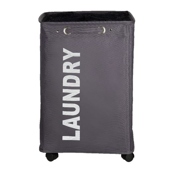 Sivý kôš na bielizeň Wenko Quadro, 79,2 l-image-3