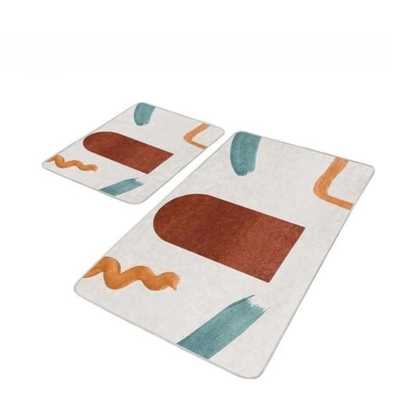 Zamatové kúpeľňové predložky v súprave 2 ks 60x100 cm – Mila Home