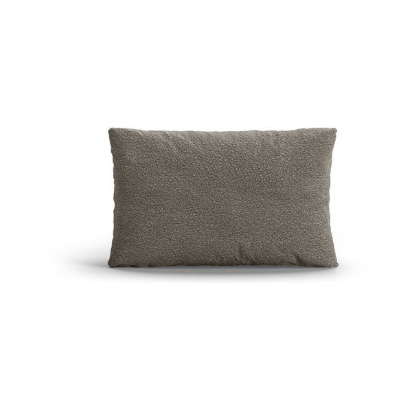 Sivý vankúš na gauč z textílie buklé Poppy – Micadoni 