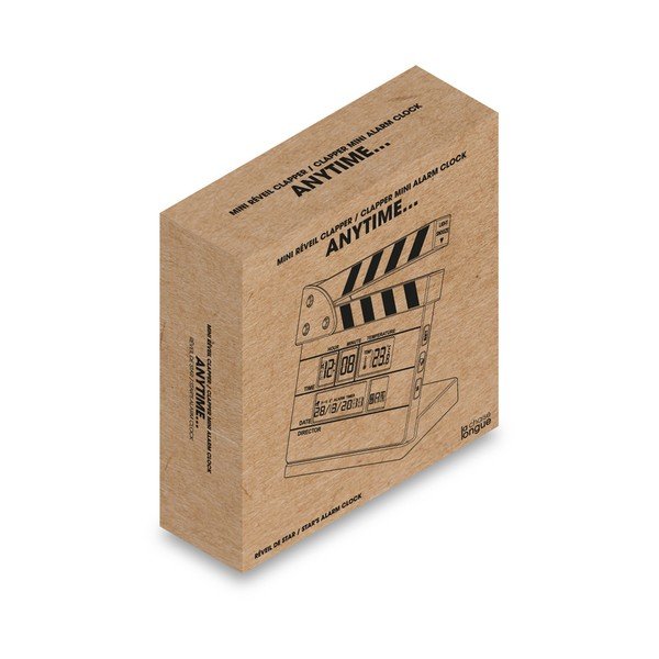 Budík v tvare filmovej klapky Le Studio Clapper Mini Alarm Clock-image-1