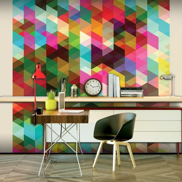 Veľkoformátová tapeta Artgeist Colourful Geometry, 300 x 231 cm