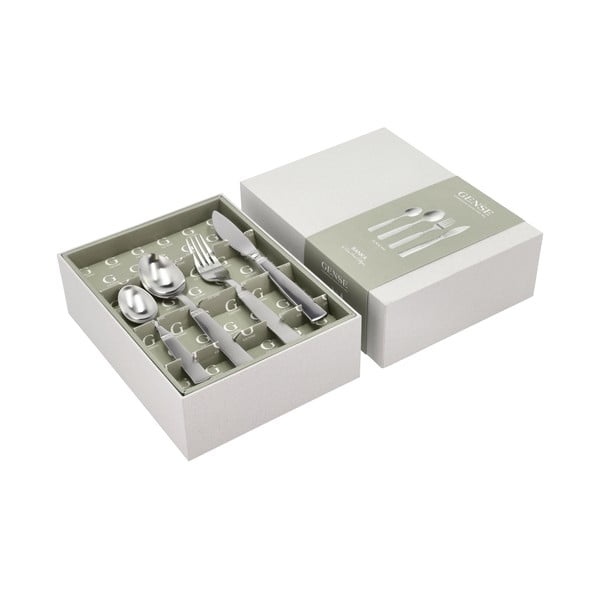 Antikoro príbor v striebornej farbe 16 ks Ranka – Gense-image-1