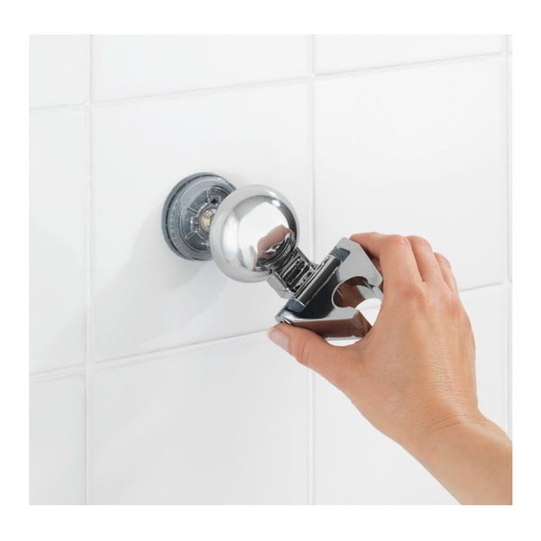 Polohovateľný držiak bez nutnosti vŕtania na sprchovú hadicu Wenko Magic-Loc Fiorina-image-4