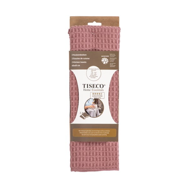 Utierky v súprave 2 ks z mikrovlákna 40x60 cm Waffle – Tiseco Home Studio-image-2