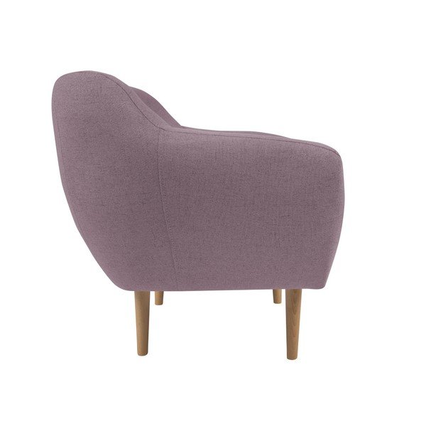 Ružové kreslo so svetlými nohami Mazzini Sofas Sicile-image-2
