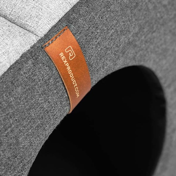 Svetlosivá búdka pre psa 43x43 cm Up and Down L – Rexproduct-image-1