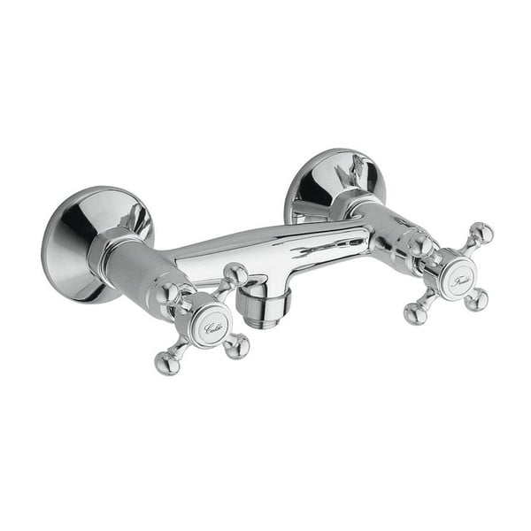 Nástenná sprchová batéria v lesklej striebornej farbe (1 výstup) Antea – Sapho