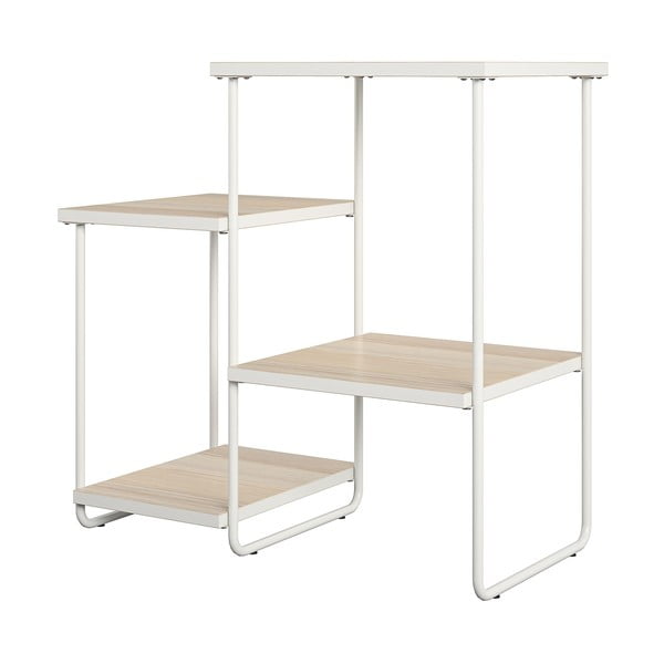 Konzolový stolík s doskou v dekore jaseňového dreva v bielo-prírodnej farbe 35x67 cm Dante – Støraa-image-4