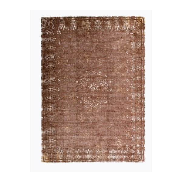 Hnedý koberec s prímesou bavlny Cotex Epoca, 140 × 200 cm