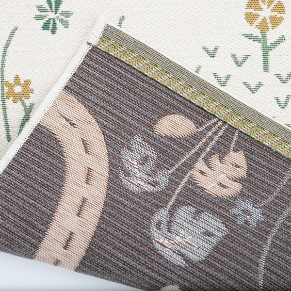 Krémový detský hrací koberec 123x180 cm Garden Life - Nattiot-image-4