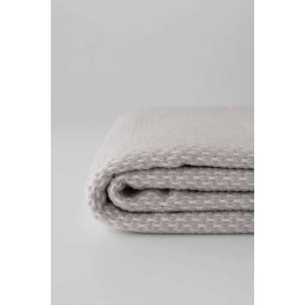 Svetlosivý pléd s podielom bavlny Euromant Zen, 140 x 180 cm-image-3