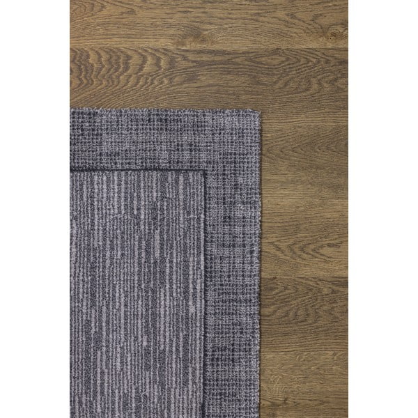 Tmavosivý vlnený koberec 133x180 cm Linea – Agnella-image-3