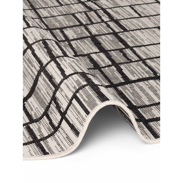 Čierny/krémovobiely okrúhly vnútorný a vonkajší koberec ø 200 cm Haringey Crouch – Ted Baker-image-4