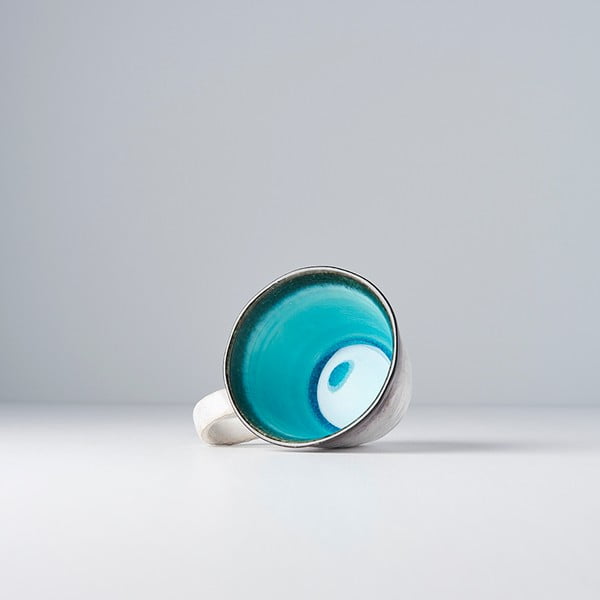 Modro-biely keramický hrnček MIJ, 250 ml-image-2