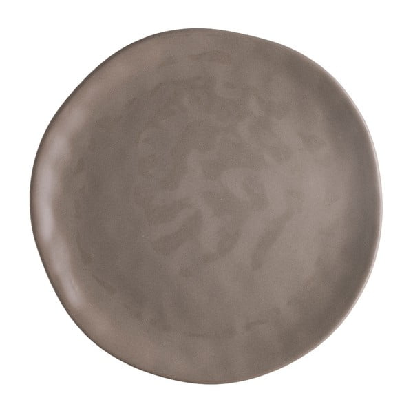 Hnedý porcelánový tanier na pizzu Brandani Pizza, ⌀ 26 cm